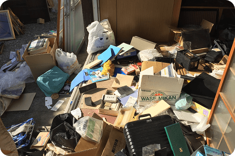 ゴミ屋敷の片付け